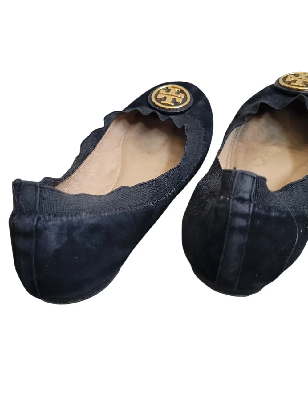 Tory Burch‎ Caroline Suede Ballet Flsts Black